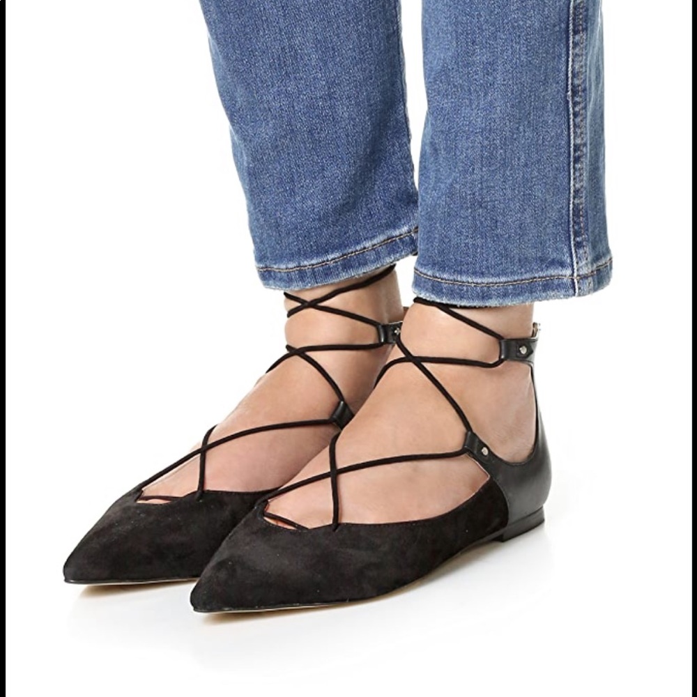 Sam Edelman Black Rosie Flats